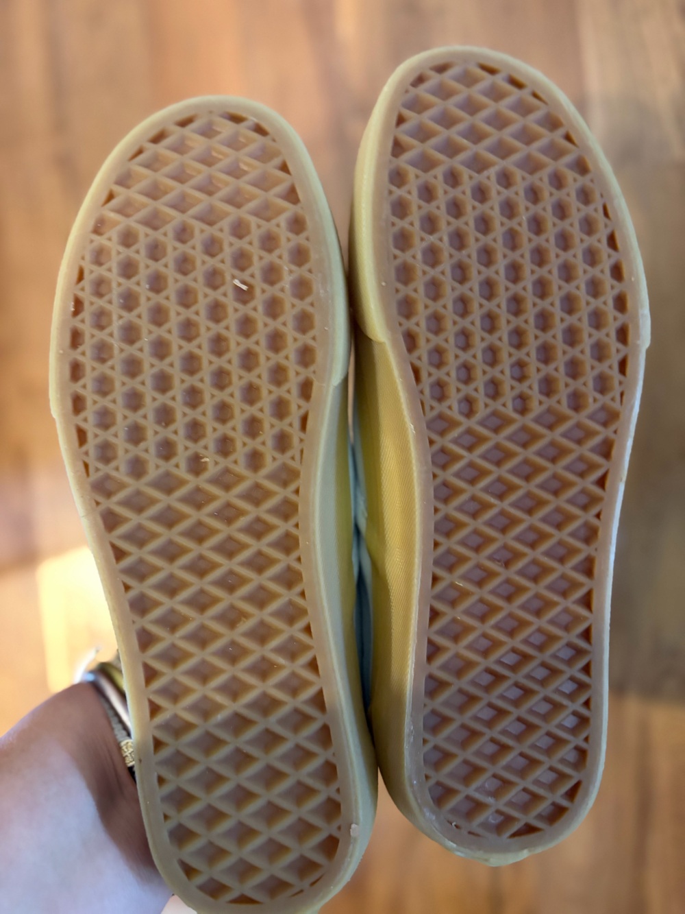 New Vans Classic Slip-On Canvas Shoes in Soft Off White - Picture 6 of 6